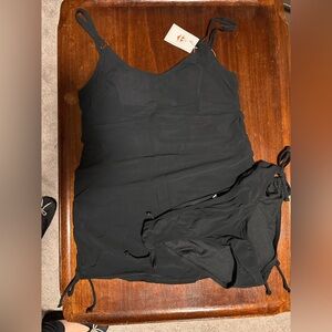 Black Maternity Swimsuit Set